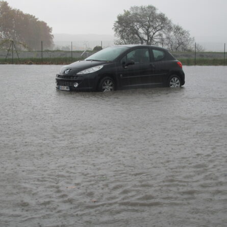 Innondation au Parking Pré Combaux